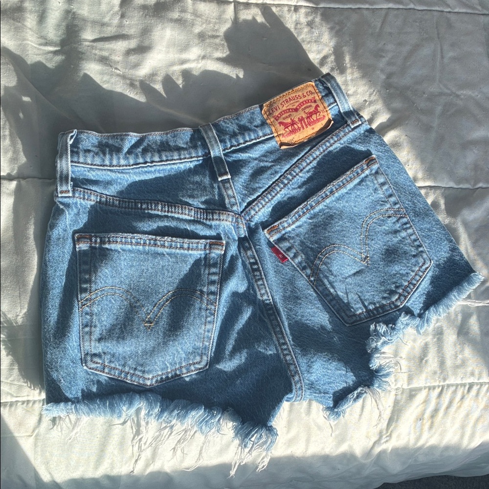 Levi's preloved 501 blue jean Shorts